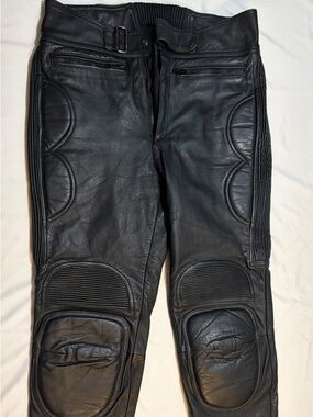 VTG Fieldsheer Leather Men’s Motorcycle Pants